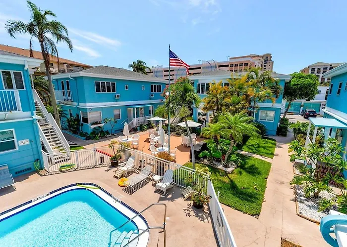 Corner Balcony Across From & Htd Pool Clearwater Beach