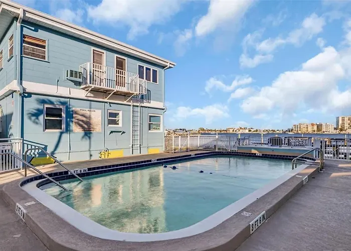 Corner Balcony Across From & Htd Pool Clearwater Beach